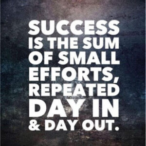 Success is