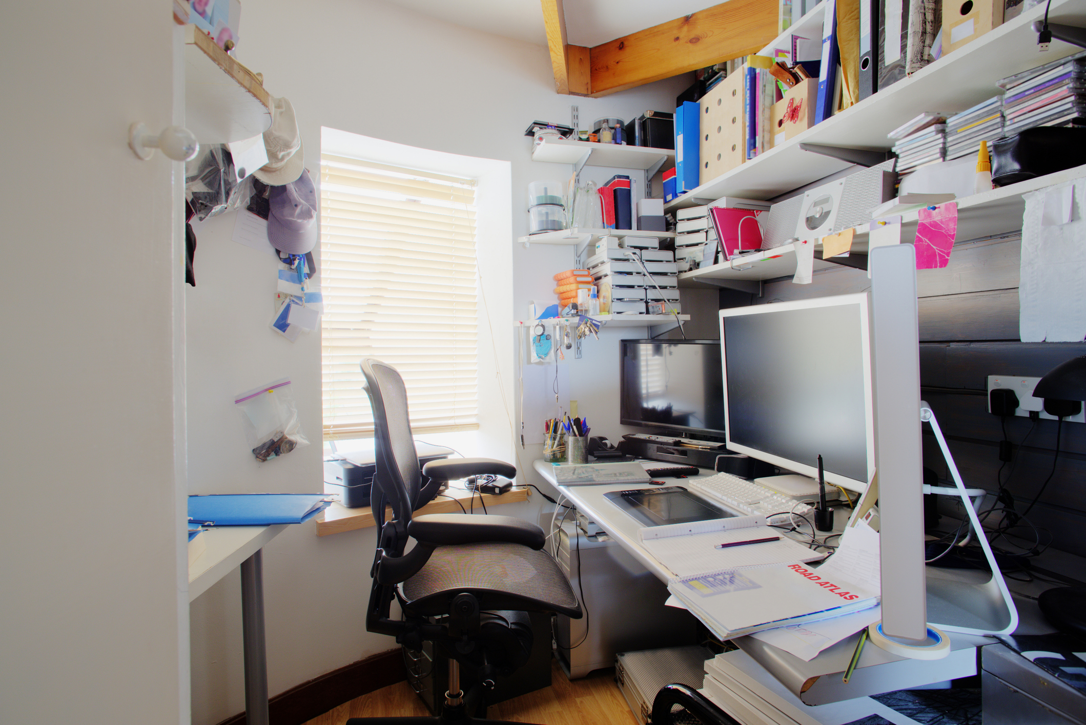 messy office